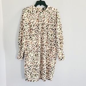Alexia Admor Beige Leopard Dress M